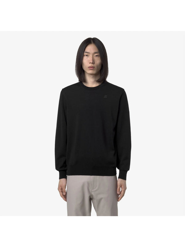 K-Way Maglia Uomo Sebastien Merino Black Pure K2142EW-US