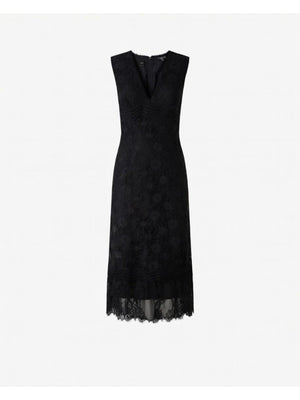 Pinko Audrey Abito Donna Nero Limousine in Pizzo Rebrodé Midi 106660A381-Z99
