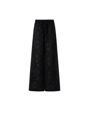 Pinko LAURIE PANTALONE PIZZO REBRODE NERO LIMOUSINE 106662A381-Z99