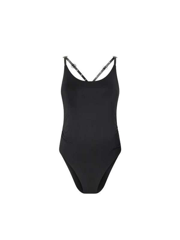 Pinko Body Donna Aosta in Maglina Lucida Nero Limousine 106955a3c1-z99