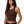 Load image into Gallery viewer, Pinko Canotta Donna Bloody Mary a Costine in Cotone Marrone 107301A3H6 L78
