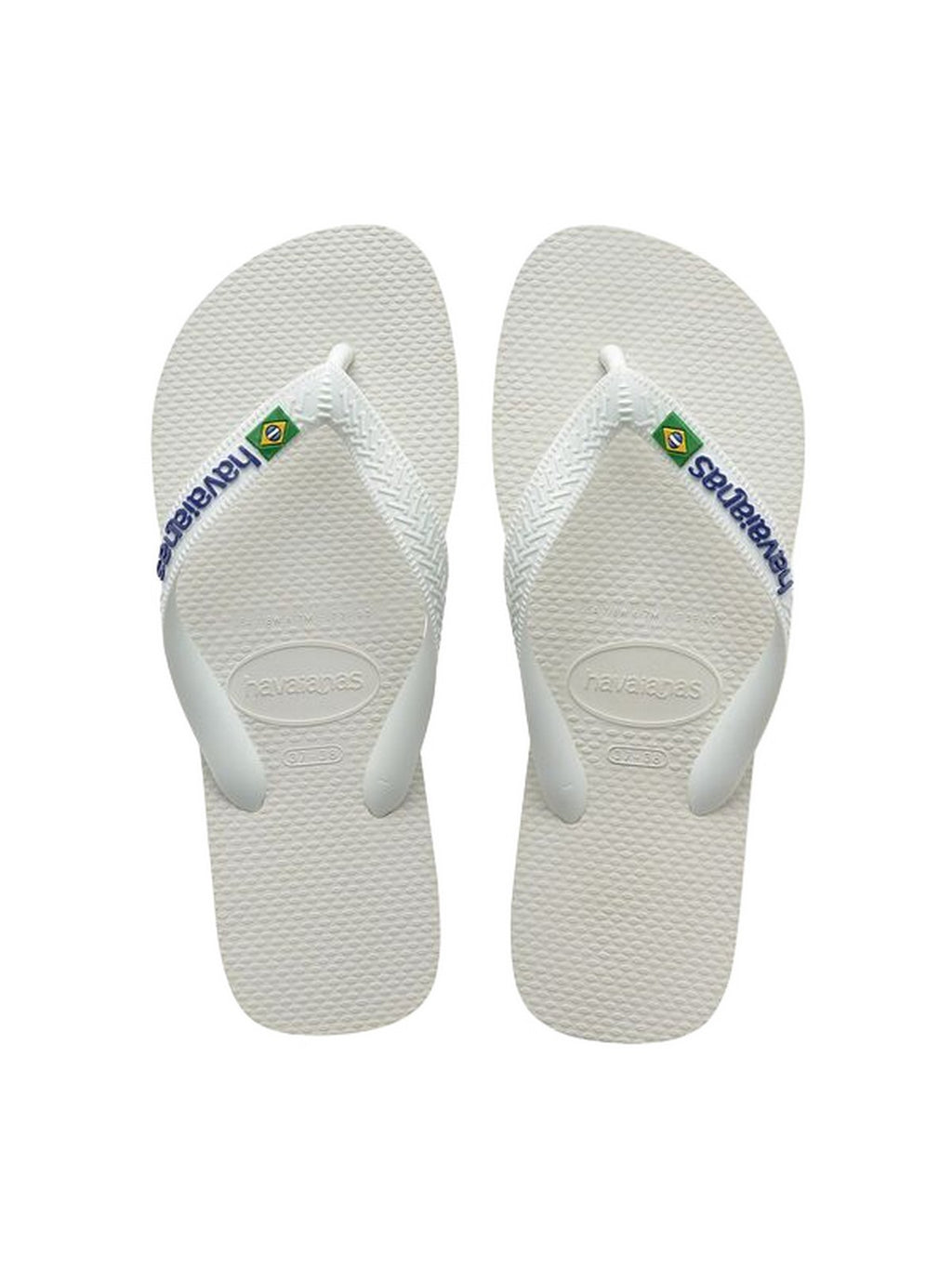 Havaianas Infradito Uomo Brasil Logo White 4110850-00001