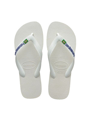 Havaianas Infradito Uomo Brasil Logo White 4110850-00001