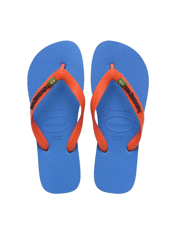 Havaianas Infradito Uomo Brasil Logo Blue Orange 4110850-02609