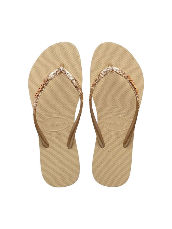 Havaianas Infradito Donna Slim Glitter II Sand Grey con Fascette Glitter 4146975-00154