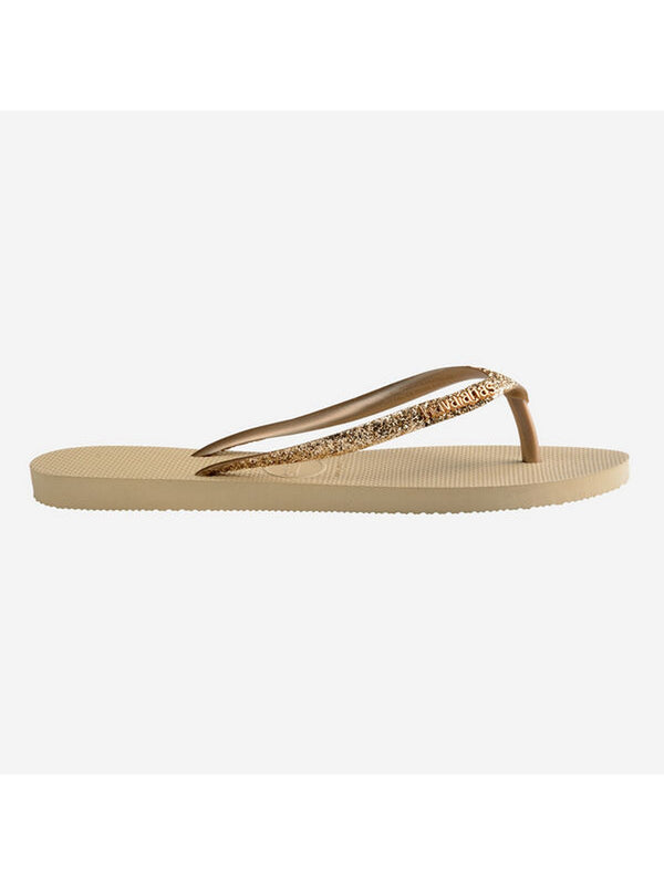 Havaianas Infradito Donna Slim Glitter II Sand Grey con Fascette Glitter 4146975-00154