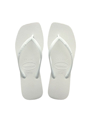 Havaianas Infradito Donna Square Bianca con Punta Squadrata 4148301-00001