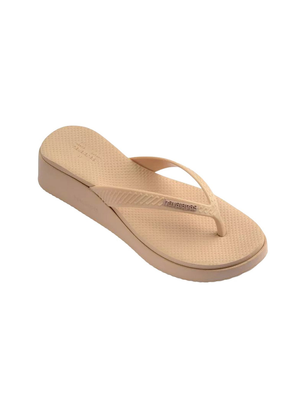 Havaianas Infradito Donna High Platform Golden Platform in Gomma 4150150-00570