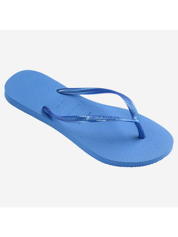 Havaianas Infradito Donna Slim Glow Brilliant Blue con Strass 4150168-03504