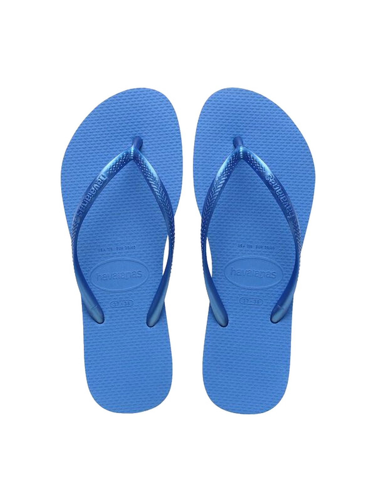Havaianas Infradito Donna Slim Glow Brilliant Blue con Strass 4150168-03504