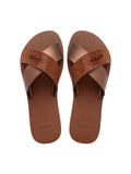 Havaianas Sandali Donna Aqua Glow Ruggine con Cristalli 4150265-01976