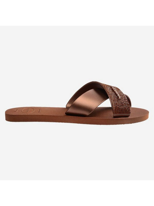 Havaianas Sandali Donna Aqua Glow Ruggine con Cristalli 4150265-01976