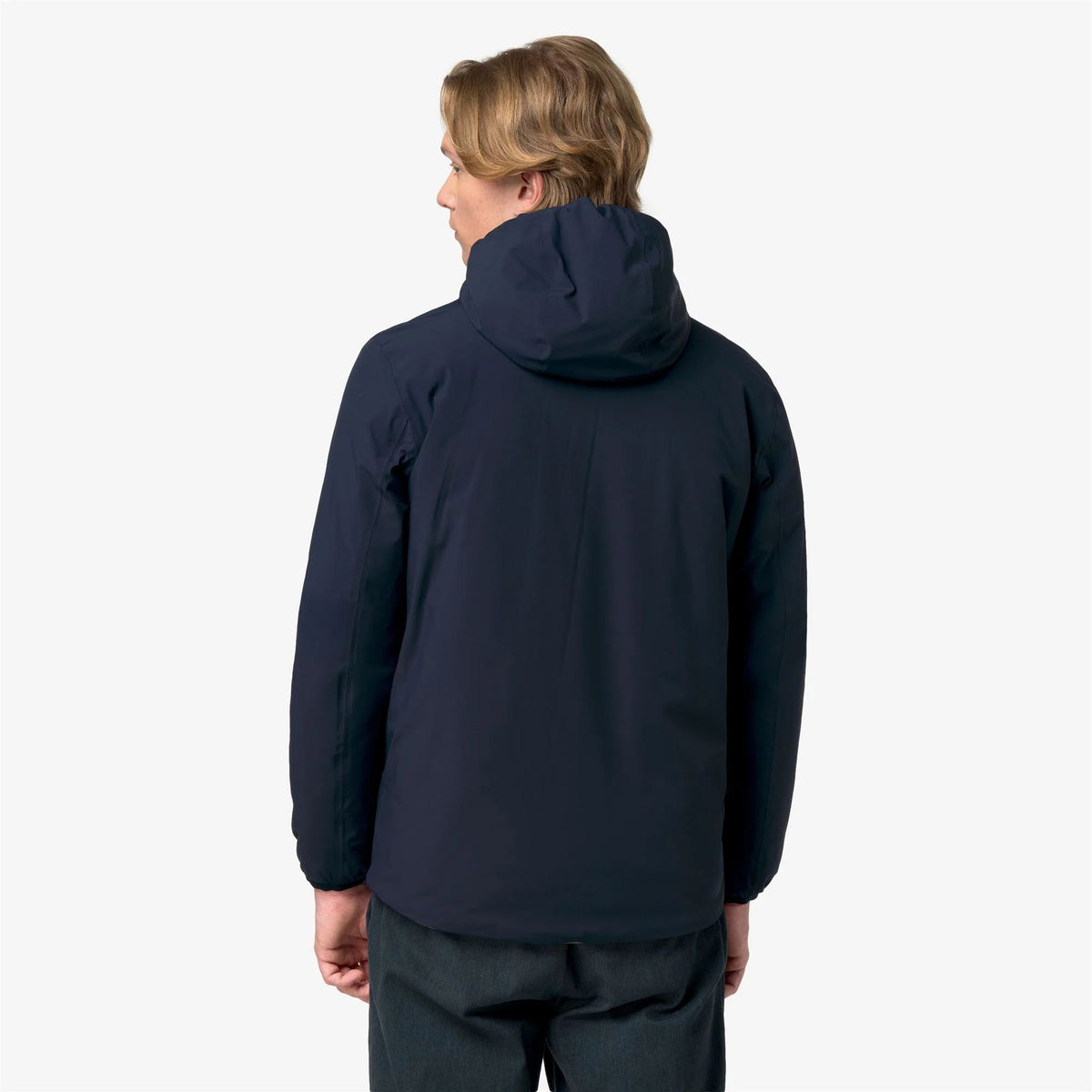 K-way Giubbotto Uomo JACK ST WARM DOUBLE Blue DepTH - Green A K6128VW-D0C