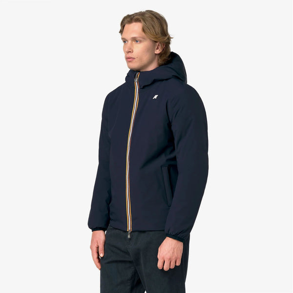 K-way Giubbotto Uomo JACK ST WARM DOUBLE Blue DepTH - Green A K6128VW-D0C