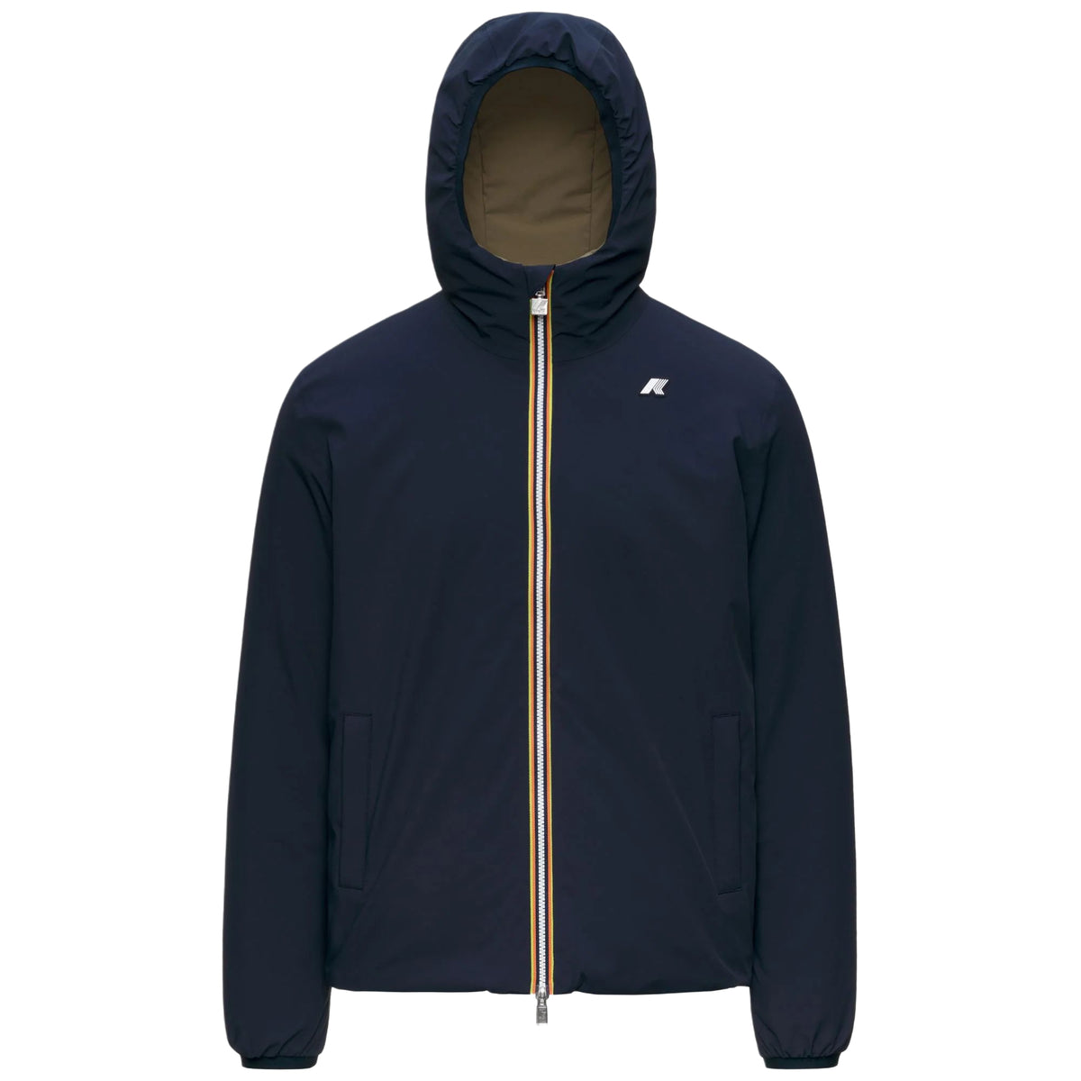 K-way Giubbotto Uomo JACK ST WARM DOUBLE Blue DepTH - Green A K6128VW-D0C