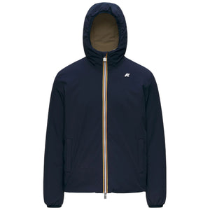 K-way Giubbotto Uomo JACK ST WARM DOUBLE Blue DepTH - Green A K6128VW-D0C