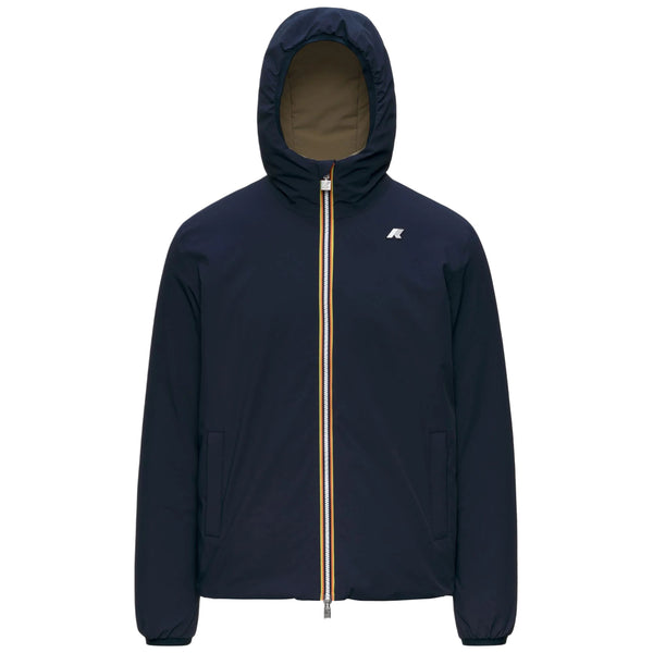 K-way Giubbotto Uomo JACK ST WARM DOUBLE Blue DepTH - Green A K6128VW-D0C