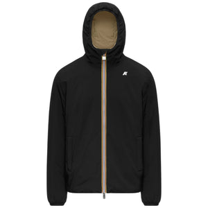 K-Way Giubbotto Reversibile Uomo JACK ST WARM DOUBLE Nero Black Pure / Beige K6128VW-DBN