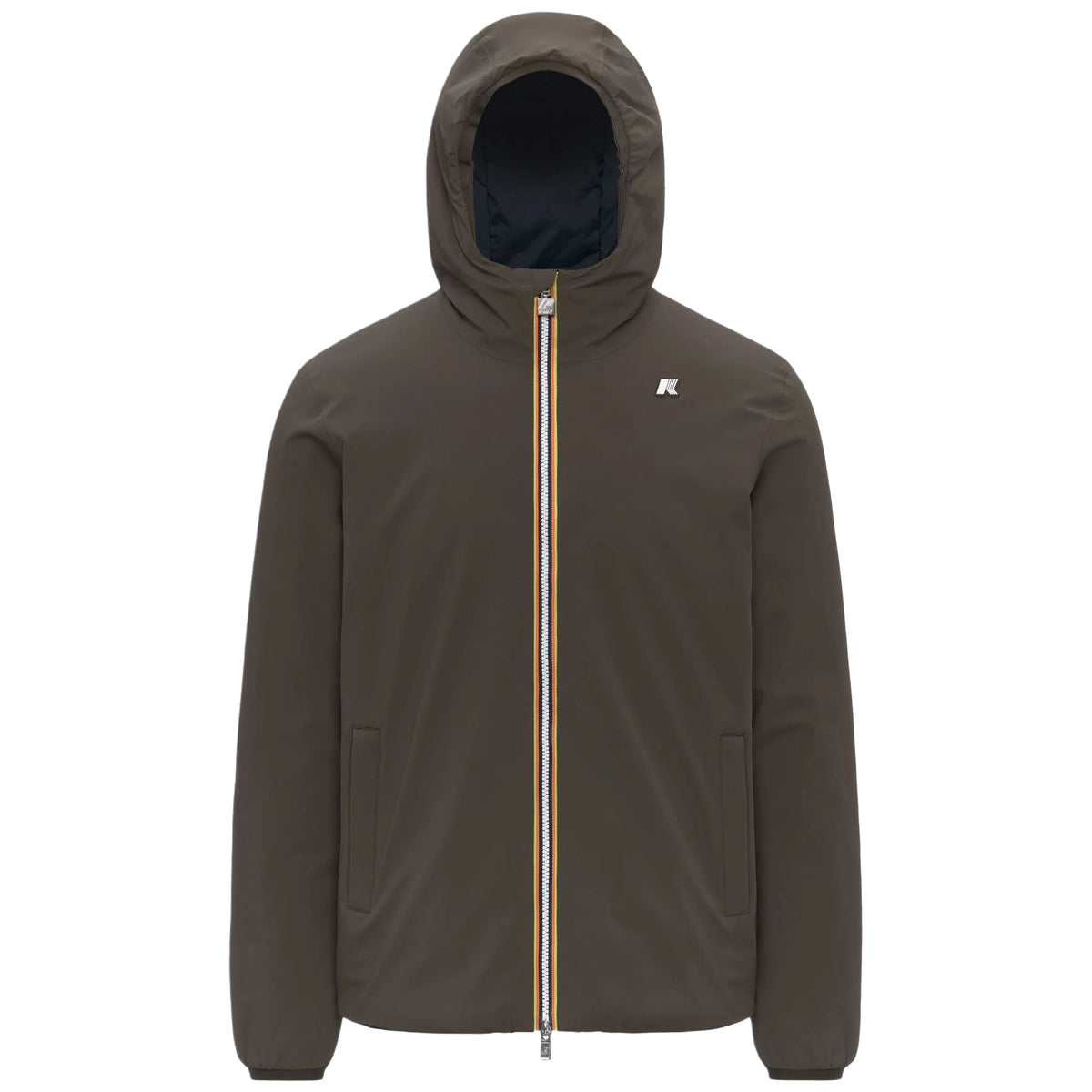 K-way Giubbotto Uomo JACK ST WARM DOUBLE Black Olive - GREEN K6128VW-DDQ