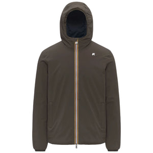 K-way Giubbotto Uomo JACK ST WARM DOUBLE Black Olive - GREEN K6128VW-DDQ