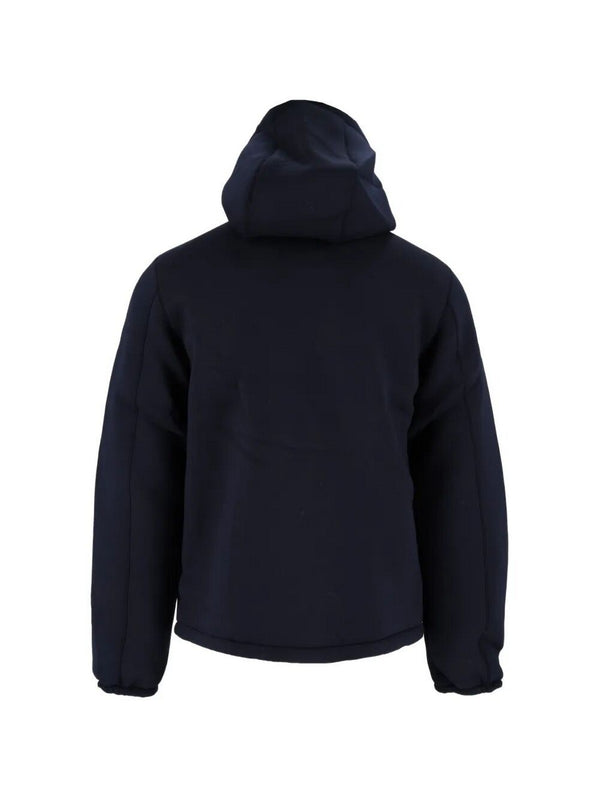 K-Way Giubbotto Uomo Jack Spacer Nylon Double Blu Verde K8142YW-D0C