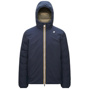 K-Way Giubbotto Uomo Jack ST Thermo Double Reversibile Blu Blue Depth - Verde Green A K8127WW-D0C