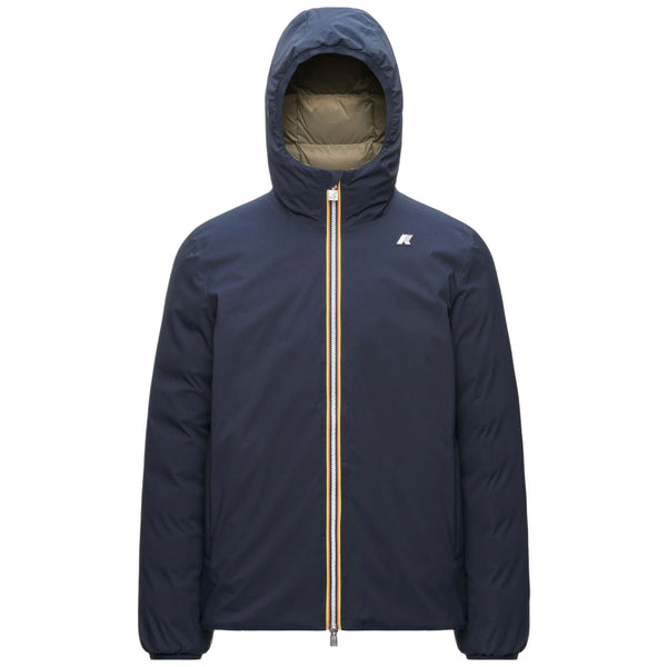 K-Way Giubbotto Uomo Jack ST Thermo Double Reversibile Blu Blue Depth - Verde Green A K8127WW-D0C