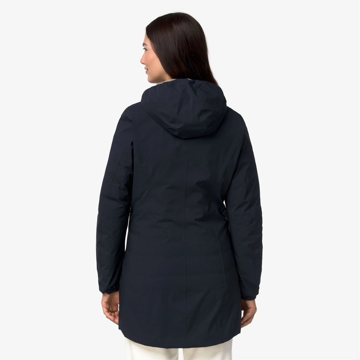 K-Way Giubbotto Donna Denise ST Thermo Double Reversibile Blu Blue Depth e Beige K K8134CW-D0V