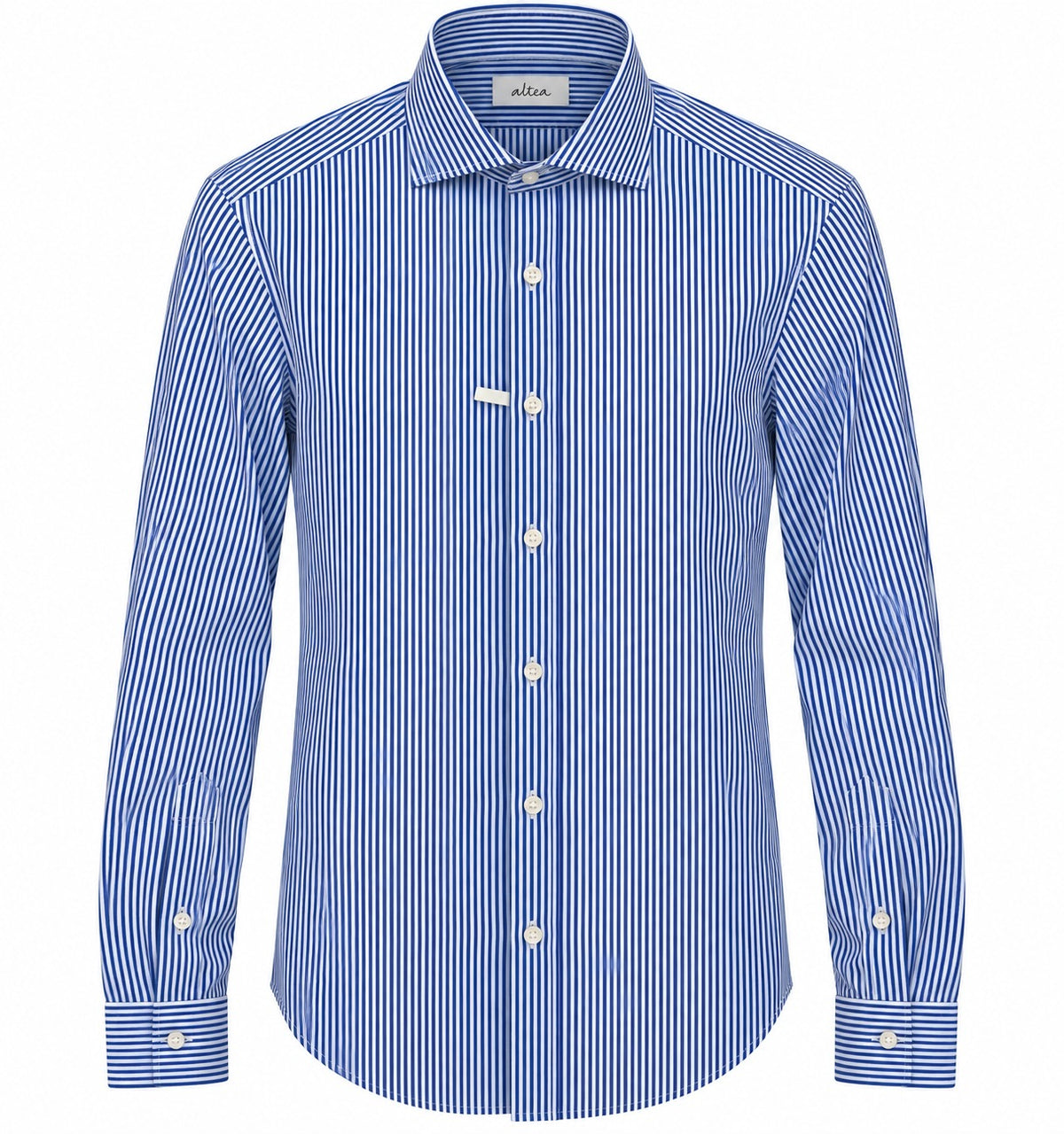 Alea | Camicia Uomo a Righe Blu e Bianche in 100% Cotone | New Tailor Fit | 6001-109