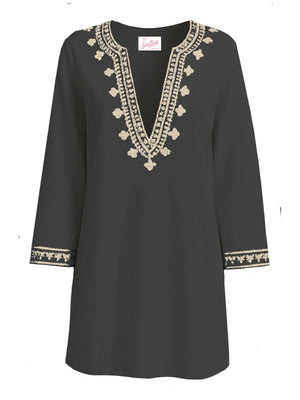 Mc2 Saint Barth Kaftano Cedy Cotton Voile Indian Embry 00 - Cey0001