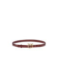 Pinko Cintura Donna Love Berry Rosso Scuro in Pelle 100143A2JC-L88Q