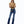 Load image into Gallery viewer, Pinko Jeans Donna Flora Flare Blu Scuro con Cintura 100166A3FR-PJC
