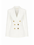 Pinko Giacca Donna Alexia Doppiopetto Bianco Gelato Vaniglia 100256A3DA-Z0