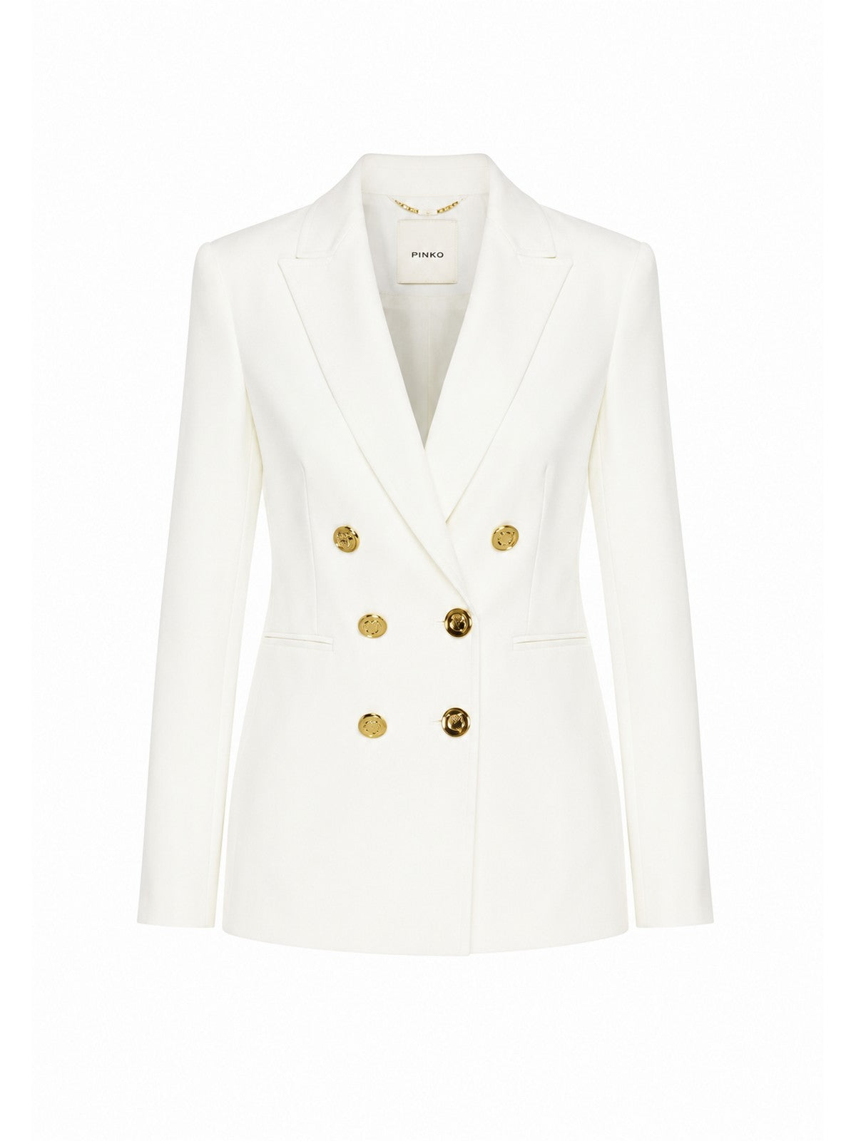 Pinko Giacca Donna Alexia Doppiopetto Bianco Gelato Vaniglia 100256A3DA-Z0