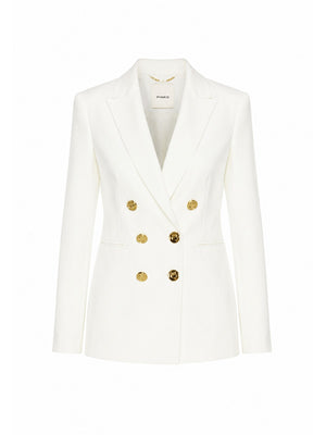 Pinko Giacca Donna Alexia Doppiopetto Bianco Gelato Vaniglia 100256A3DA-Z0