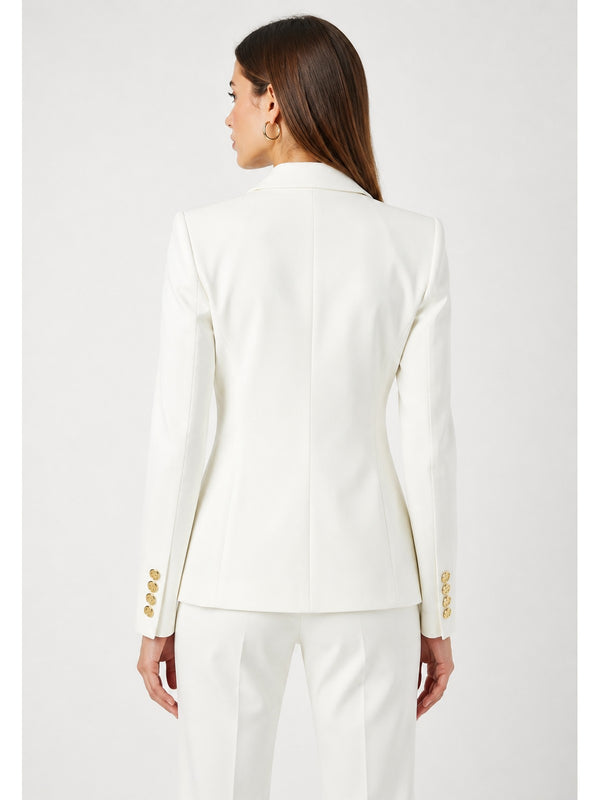 Pinko Giacca Donna Alexia Doppiopetto Bianco Gelato Vaniglia 100256A3DA-Z0