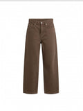 Pinko Jeans Donna Estelle Egg Barrel Marrone Testa Moro 103857A3KU-L72