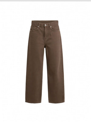 Pinko Jeans Donna Estelle Egg Barrel Marrone Testa Moro 103857A3KU-L72