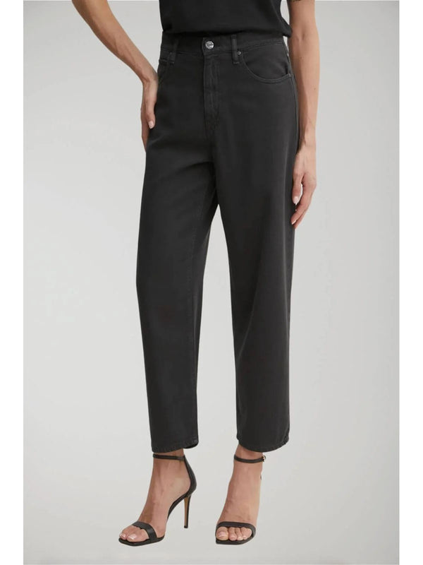 Pinko Jeans Donna Estelle Egg Barrel Nero Limousine 103857A3KU-Z99