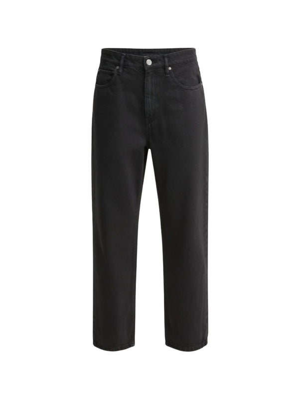 Pinko Jeans Donna Estelle Egg Barrel Nero Limousine 103857A3KU-Z99