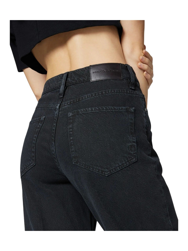 Pinko Jeans Donna Estelle Egg Barrel Nero Limousine 103857A3KU-Z99