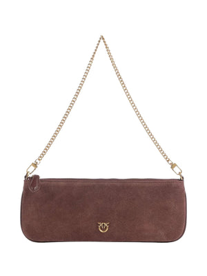 Pinko Borsa Donna Flat Horizontal Mini Pitonata Marrone 104277A3E5-M16Q