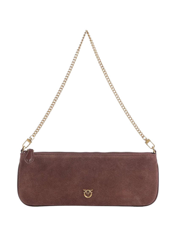 Pinko Borsa Donna Flat Horizontal Mini Pitonata Marrone 104277A3E5-M16Q
