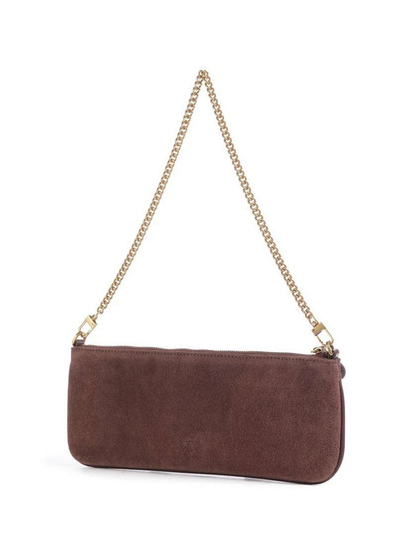 Pinko Borsa Donna Flat Horizontal Mini Pitonata Marrone 104277A3E5-M16Q