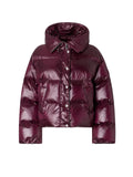 Pinko Piumino Donna Impasto con Cappuccio Bordeaux 105656A3FI-RR7