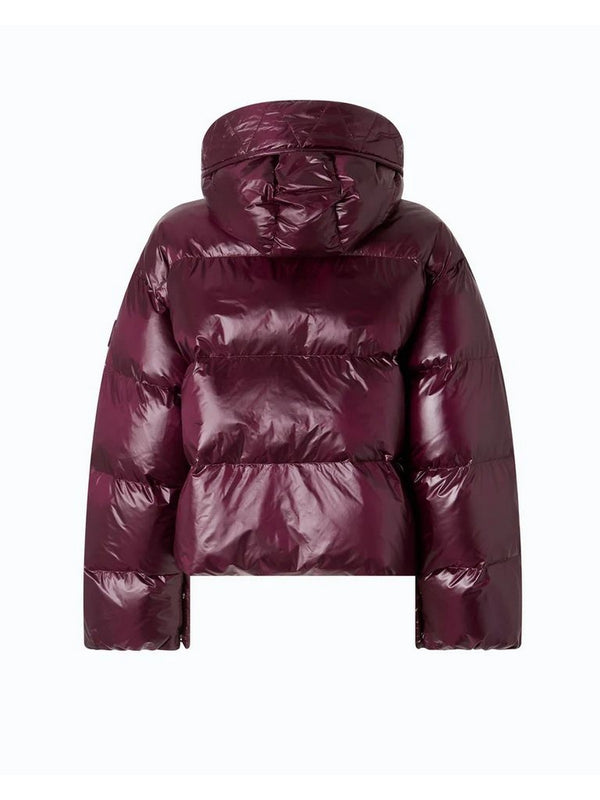Pinko Piumino Donna Impasto con Cappuccio Bordeaux 105656A3FI-RR7