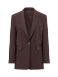 Pinko Giacca Donna Kamut Bordeaux Scuro in Tessuto Fluido 105663A18E-RR7