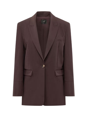 Pinko Giacca Donna Kamut Bordeaux Scuro in Tessuto Fluido 105663A18E-RR7