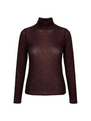 Pinko MOSS Maglia Donna Viola Prugna Perfetto  105821A2PM-W63