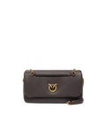 Pinko Click Soft Horizontal Chain Borsa Donna Marrone Marasca Antique Gold 107022A3CX-M12Q